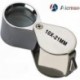 Loupes 10x Glass Jeweler Loupe Loop Eye Magnifier Magnifying Magnifier Metal Body Silver (10x21mm)
